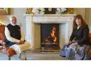 PM Modi Meets Victoria Governor Margaret Gardner in Melbourne
