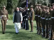 PM Modi Receives Ceremonial Welcome, Guard of Honour in Australia