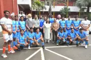 PU V-C honours U-18 India men's hockey team at national camp after 50 years