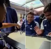 Sanju Samson and Varun Chakravarthy revive pen fight during England tour