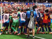 Spain PM Sanchez Celebrates La Roja's 2-1 Win Over Belgium in World Cup QF