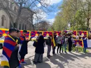 Tibetan activists protest at UN over China's ethnic unity law