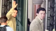 Tom Holland, Christopher Nolan in Mumbai for The Odyssey Premiere