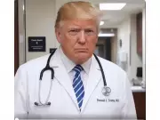 Trump Posts AI Video as 'Dr. Trump' Prescribing Diet Coke Cure for 'TDS'