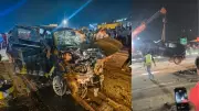 Two Cars Collide on Delhi-Lucknow Highway in Hapur, Several Killed