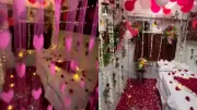 Viral 'Honeymoon on Wheels' AC Train Decor: Flowers, Balloons, 'I Love You' – TTE Suspended