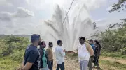 Yettinahole Pipeline Burst Near Sakleshpur Floods Fields